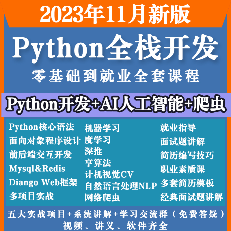 python˹Ƶ̳ȫջѧϰAIγ-1